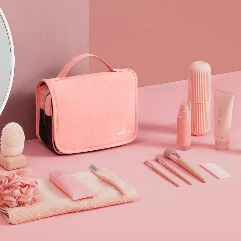 Custom Logo Waterproof Travel Hook Toiletry Bag | Premium Corporate Gifts and Custom Gifts