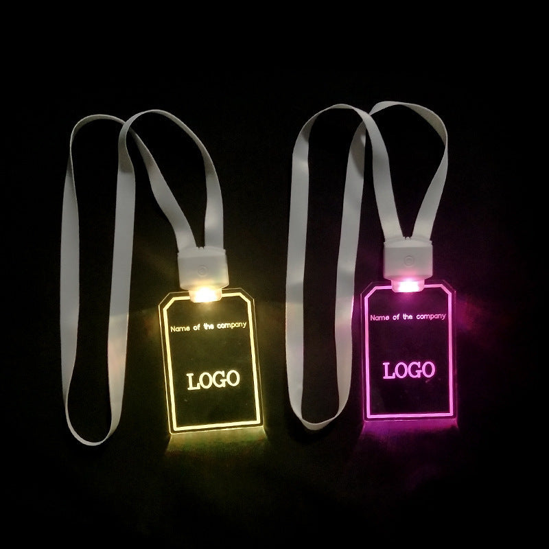 Custom Logo Luminous Badge Identification Card | Premium Corporate Gifts and Promotional Gifts