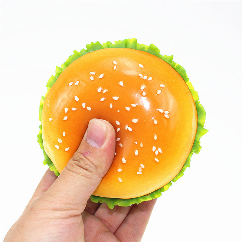 Custom Logo Simulated Hamburger Stress Relief Ball | Premium Corporate Gifts and Promotional Gifts