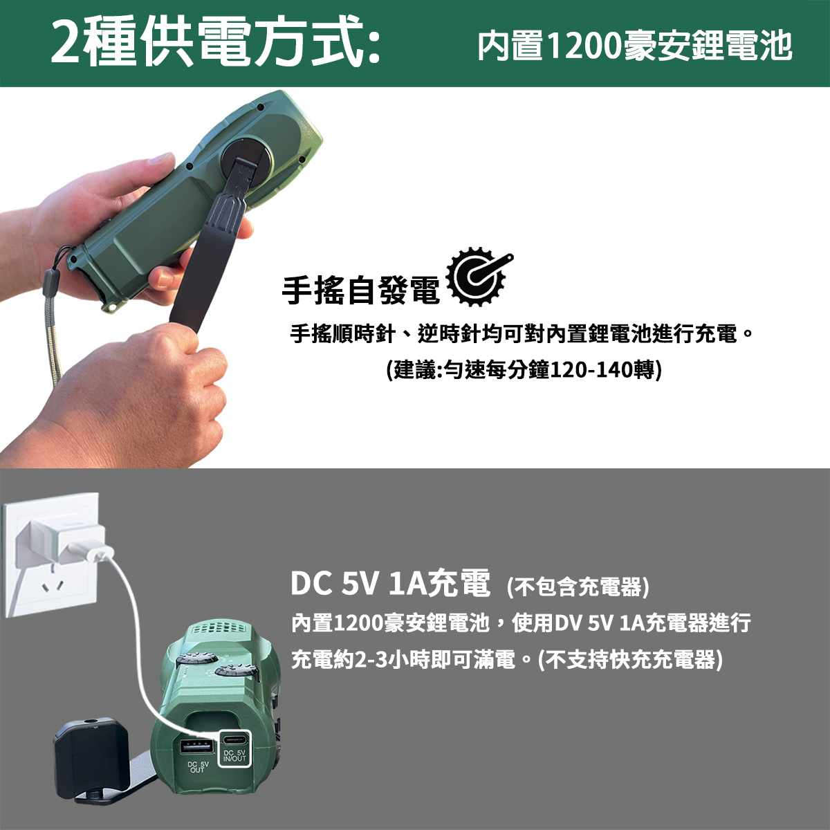 Custom Logo Hand-cranked power generation multi-functional flashlight | Premium Corporate Gifts and Promotional Gifts