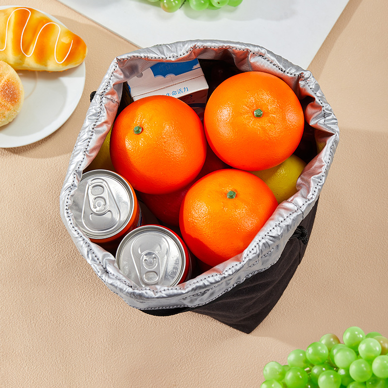 Custom Logo Japanese Canvas Drawstring Insulated Bag | Premium Corporate Gifts and Promotional Gifts