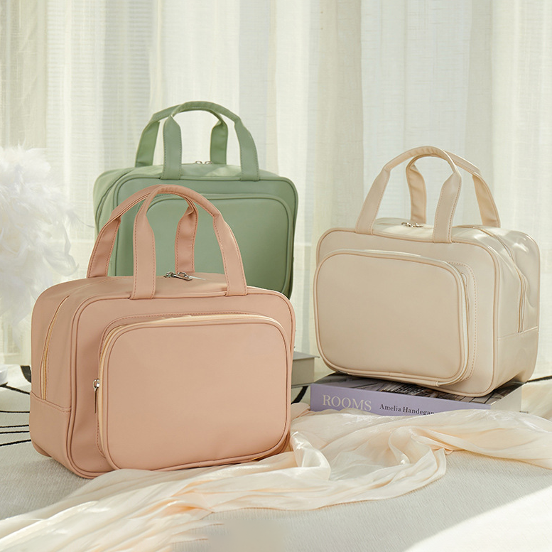 Custom Logo Dry and Wet Separation Candy-Colored Toiletry Bag | Premium Corporate Gifts and Promotional Gifts