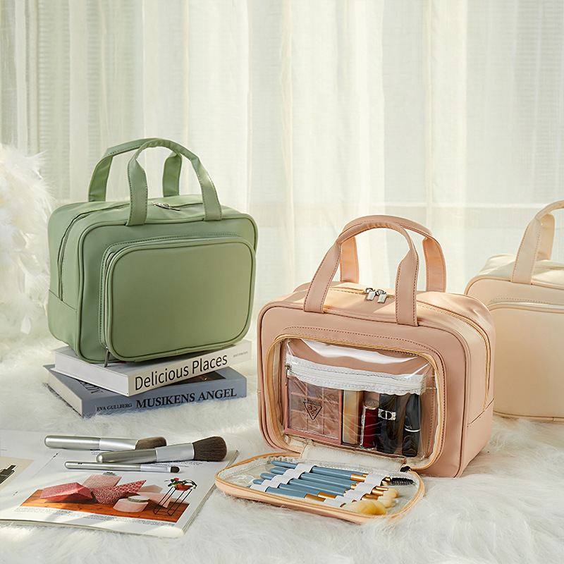 Custom Logo Dry and Wet Separation Candy-Colored Toiletry Bag | Premium Corporate Gifts and Custom Gifts