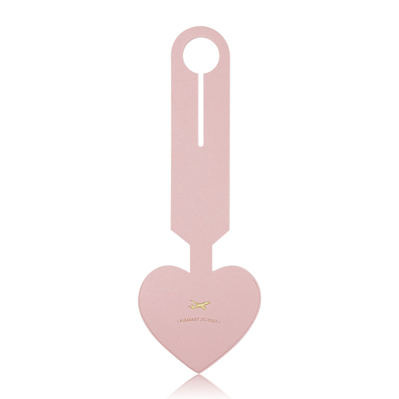 Leather Heart-shaped Luggage Tag, view 7 of 9