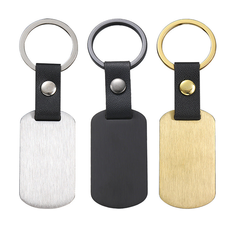 Custom Logo Metal leather buckle tag keychain | Premium Corporate Gifts and Promotional Gifts