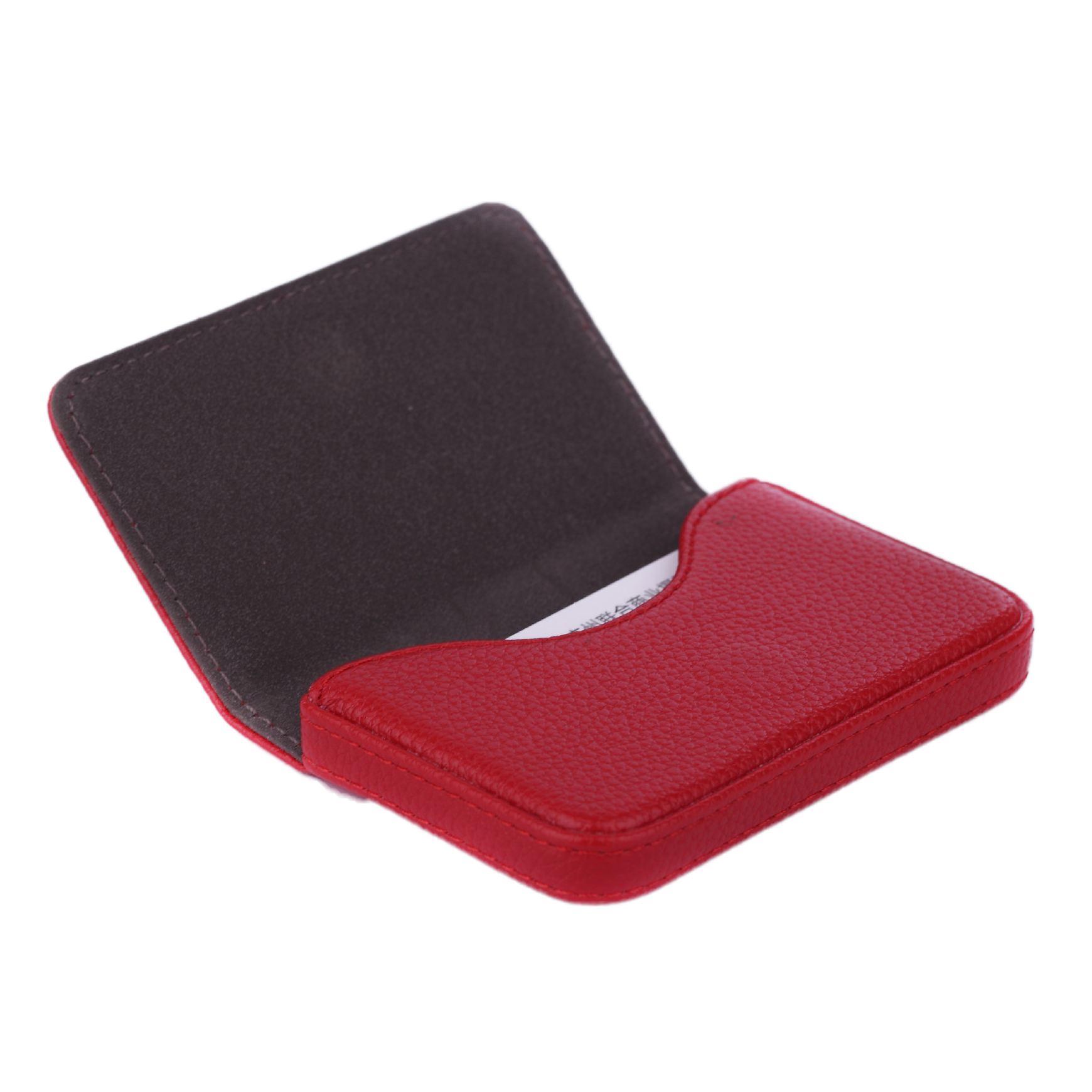 Custom Logo Textured leather magnetic business card holder | Premium Corporate Gifts and Promotional Gifts