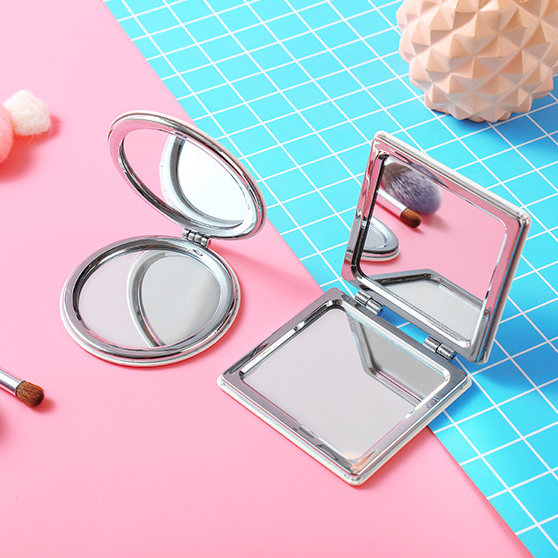 Custom Logo Portable leather makeup mirror | Premium Corporate Gifts and Promotional Gifts
