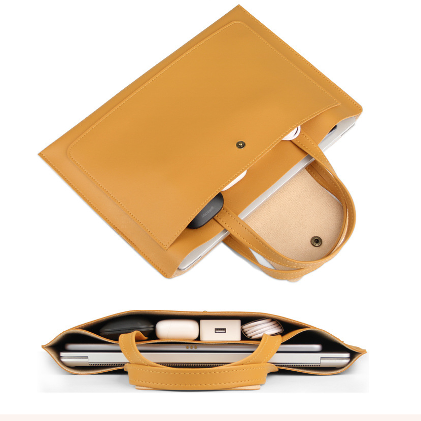 Custom Logo Leather Laptop Bag Briefcase | Premium Corporate Gifts and Custom Gifts