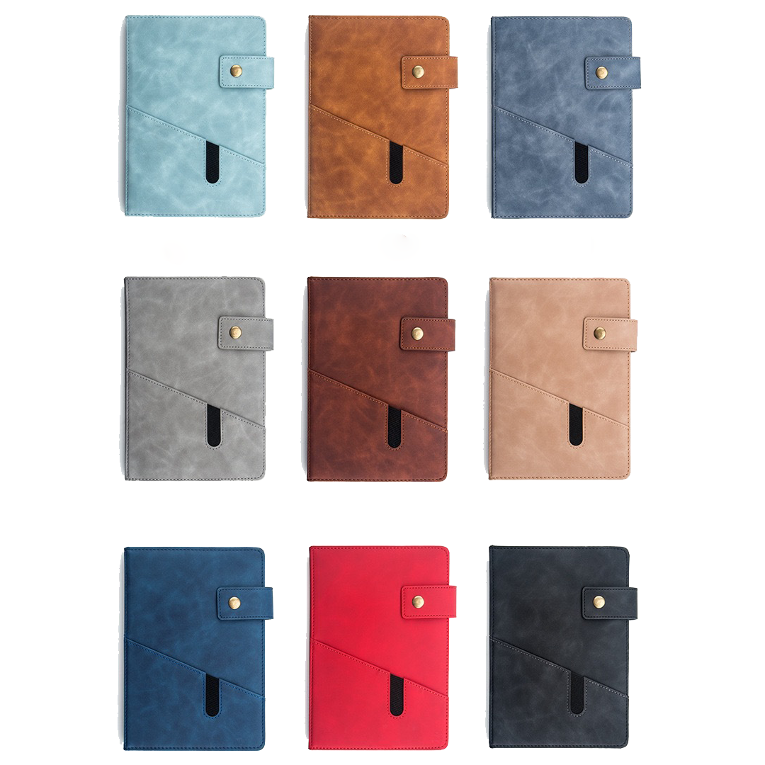 Custom Logo Copper Buckle Storage Clip Notebook | Premium Corporate Gifts and Promotional Gifts