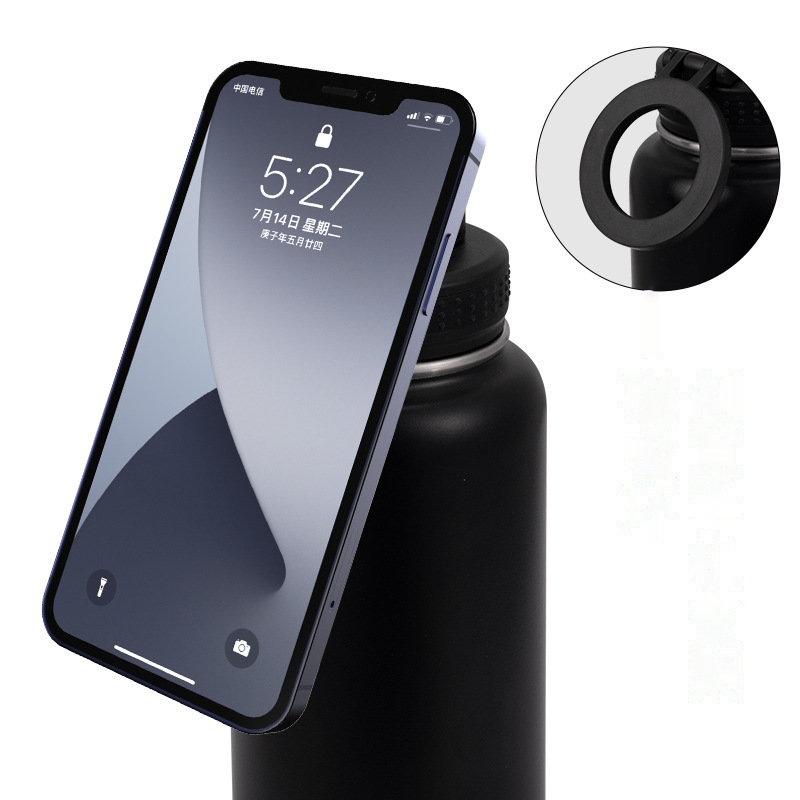 Custom Logo Magnetic mobile phone holder sports thermos cup | Premium Corporate Gifts and Custom Gifts