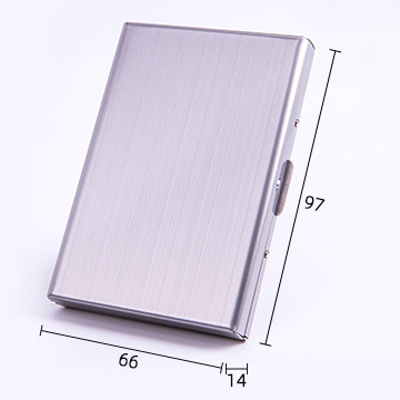 Custom Logo Simple Aluminum Alloy Business Card Holder | Premium Corporate Gifts and Promotional Gifts