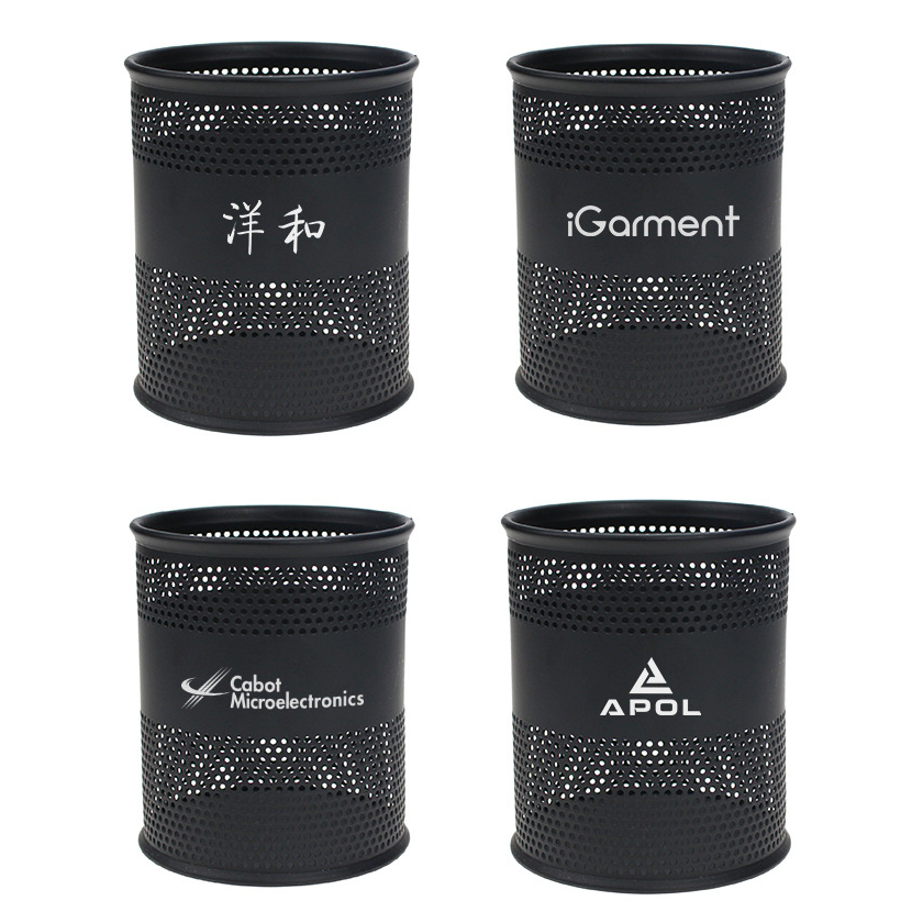 Custom Logo Office Iron Pen Holder | Premium Corporate Gifts and Promotional Gifts