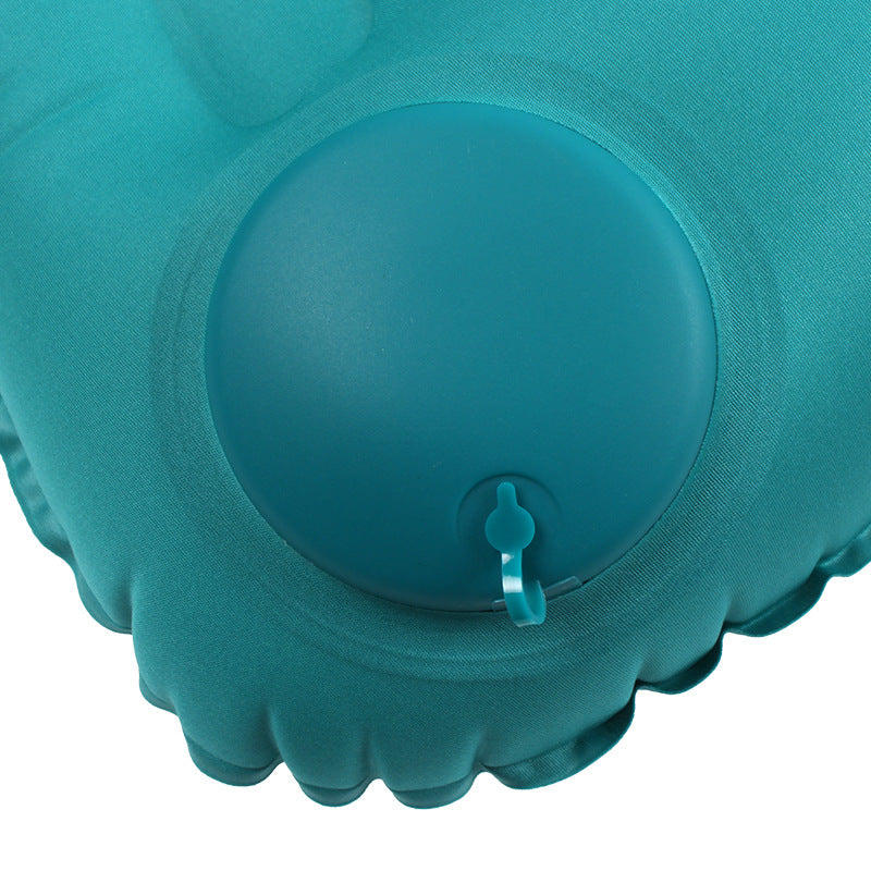 Custom Logo Press-type square inflatable neck pillow (milk shredded) | Premium Corporate Gifts and Custom Gifts