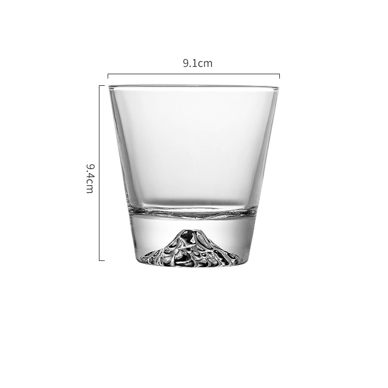 Custom Logo Mt. Fuji Glass Mountain Viewing Cup | Premium Corporate Gifts and Custom Gifts