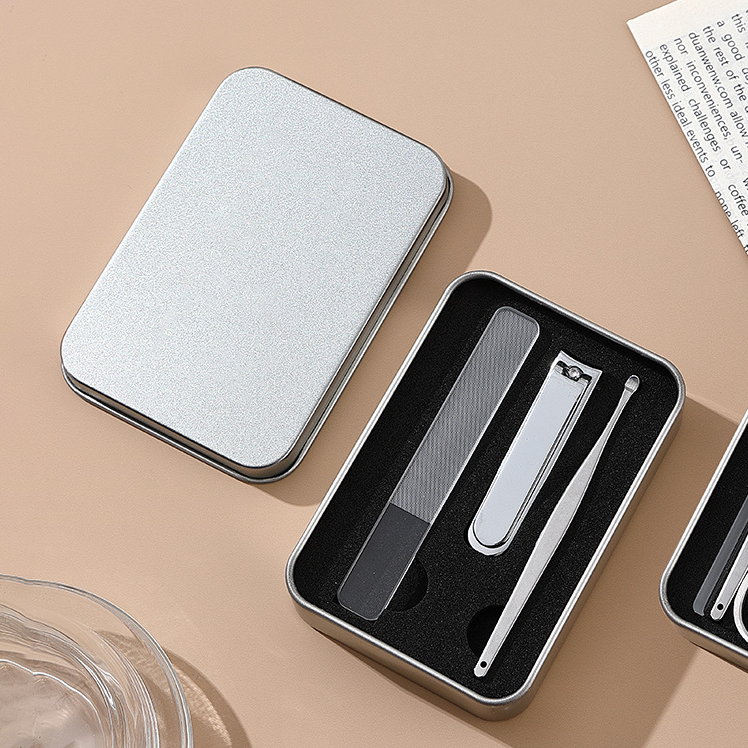 Custom Logo Nail clipper tin box set | Premium Corporate Gifts and Promotional Gifts
