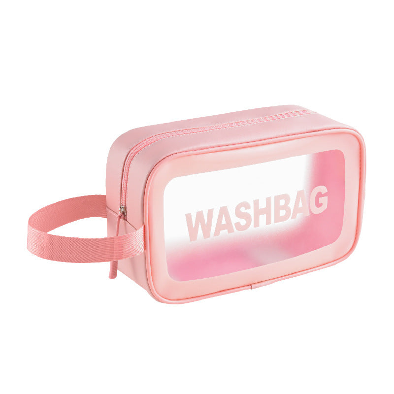 Custom Logo Pink Travel Capacity Portable Toiletry Bag | Premium Corporate Gifts and Custom Gifts