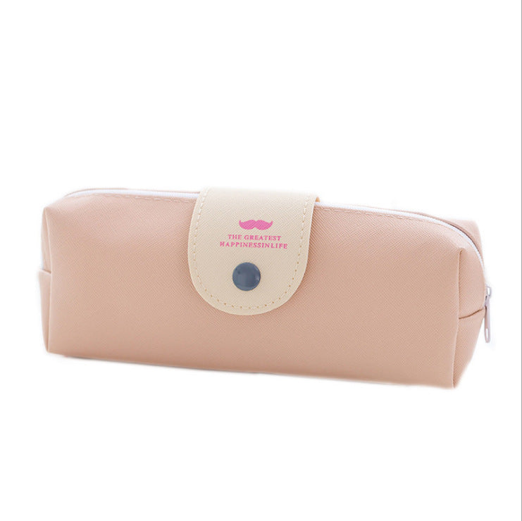 Custom Logo Macaron-colored leather pencil bag | Premium Corporate Gifts and Promotional Gifts