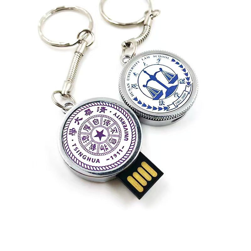 Custom Logo Metal Round Tin Box Flash Drive | Premium Corporate Gifts and Promotional Gifts