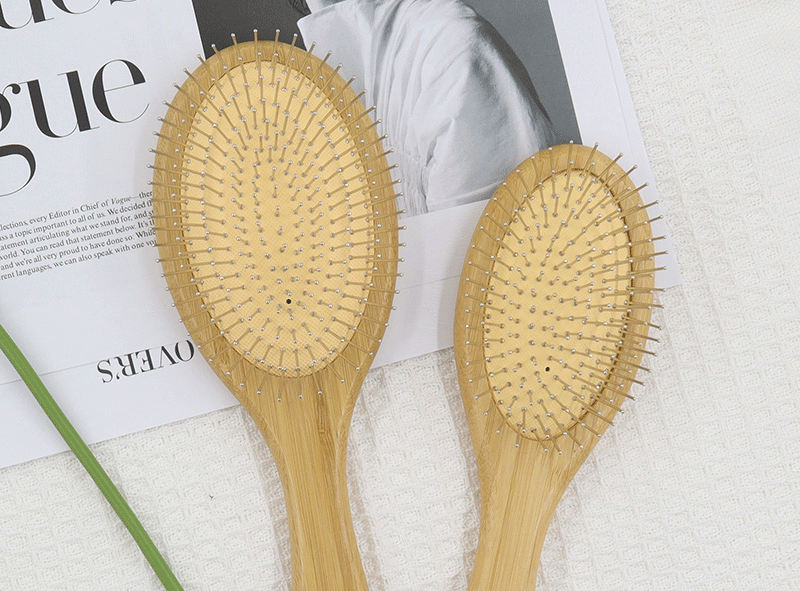 Custom Logo Wood Grain Airbag Massage Steel Comb | Premium Corporate Gifts and Promotional Gifts