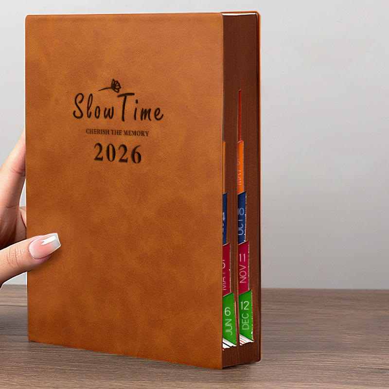 Custom Logo A5 Time Management Business Diary Notebook | Premium Corporate Gifts and Promotional Gifts