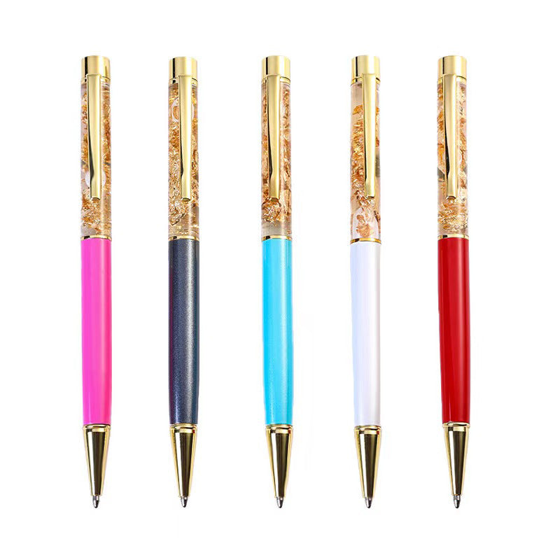 Custom Logo Gold foil rhinestone pen | Premium Corporate Gifts and Promotional Gifts