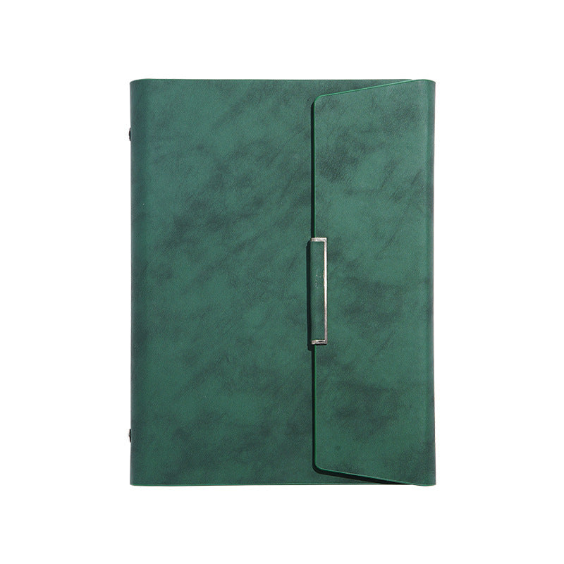 Custom Logo A5 Flap Leather Notebook | Premium Corporate Gifts and Promotional Gifts