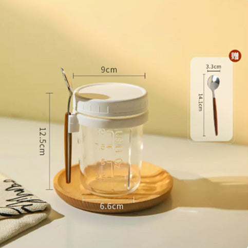 Custom Logo Breakfast Milkshake Glass | Premium Corporate Gifts and Custom Gifts