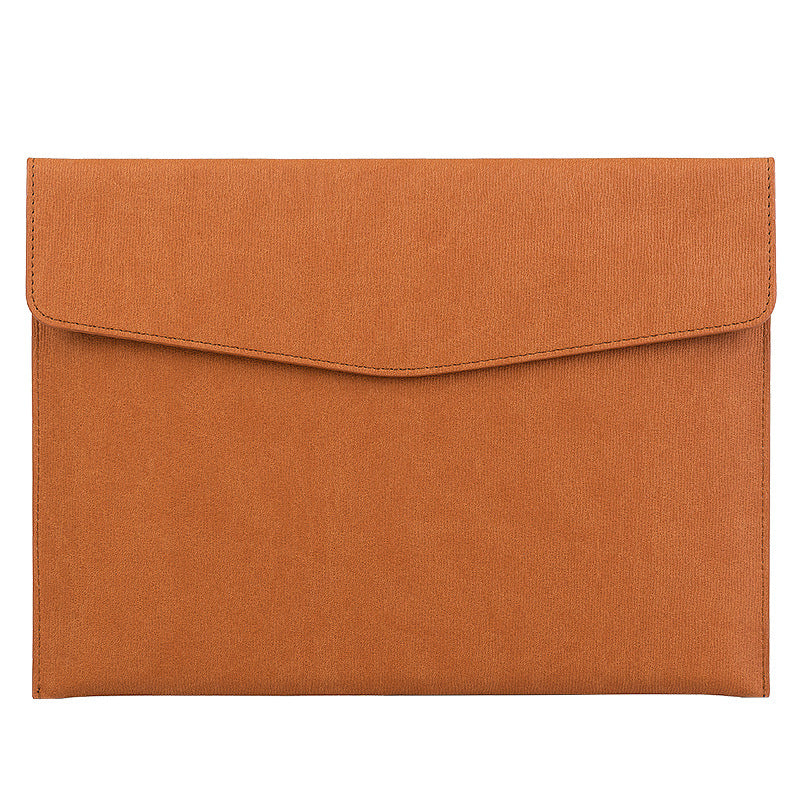 Custom Logo  Thickened leather pebbled pattern folder file bag | Premium Corporate Gifts and Promotional Gifts