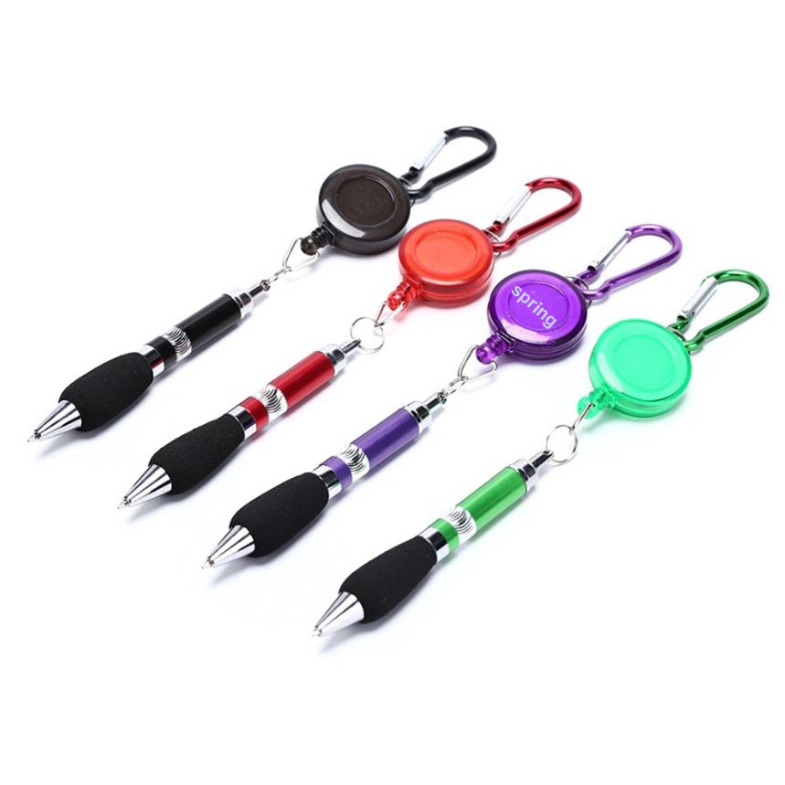 Custom Logo Telescopic clip metal ballpoint pen | Premium Corporate Gifts and Promotional Gifts