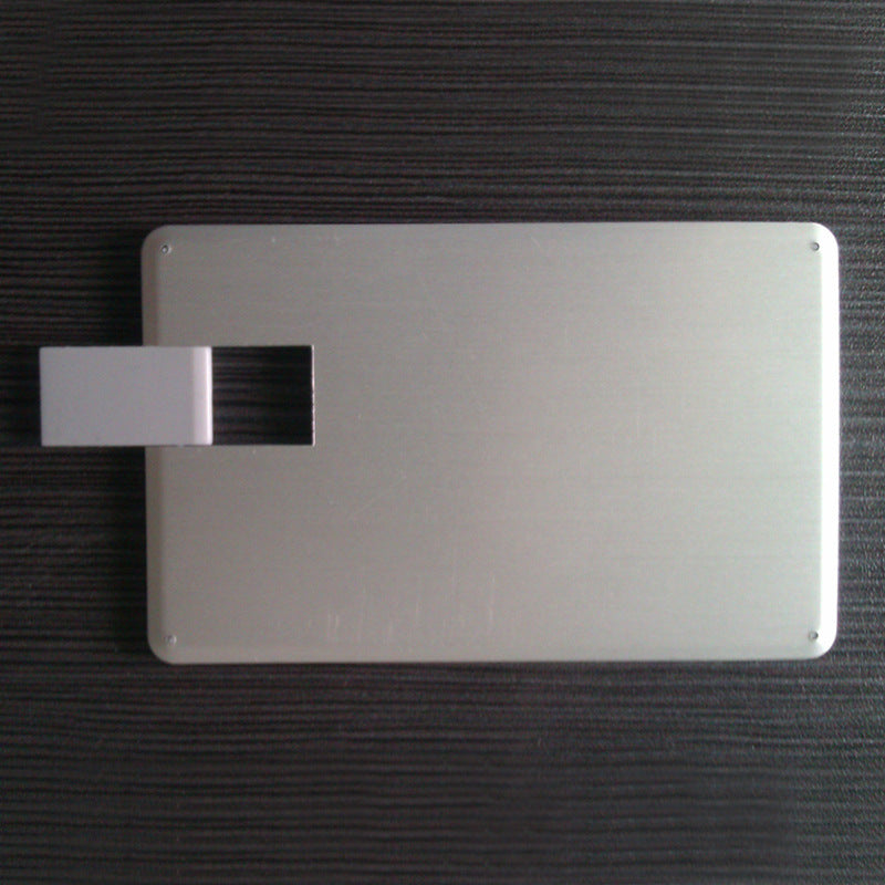 Custom Logo Thin and light metal business card flash drive | Premium Corporate Gifts and Promotional Gifts