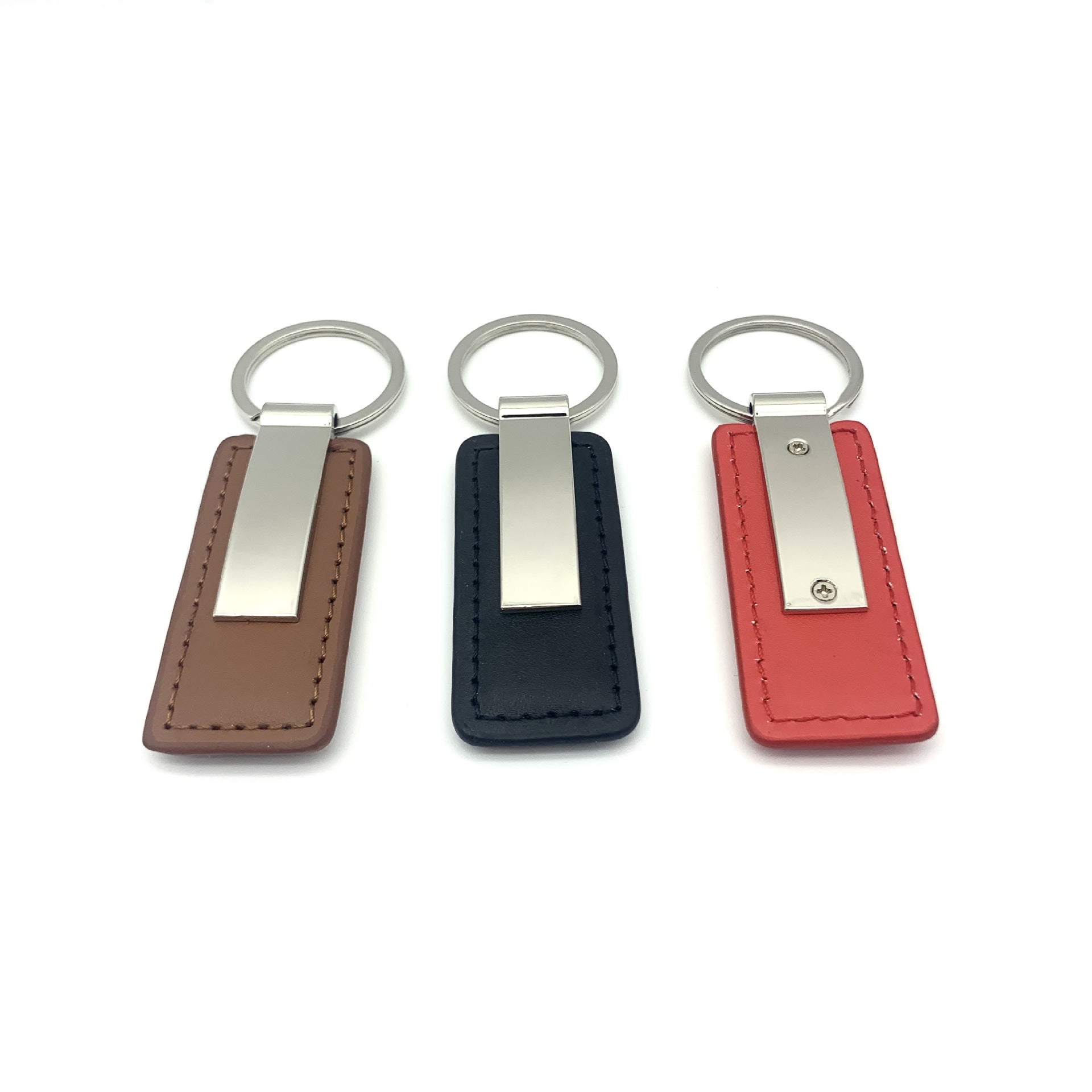 Custom Logo Leather Iron Keychain | Premium Corporate Gifts and Promotional Gifts