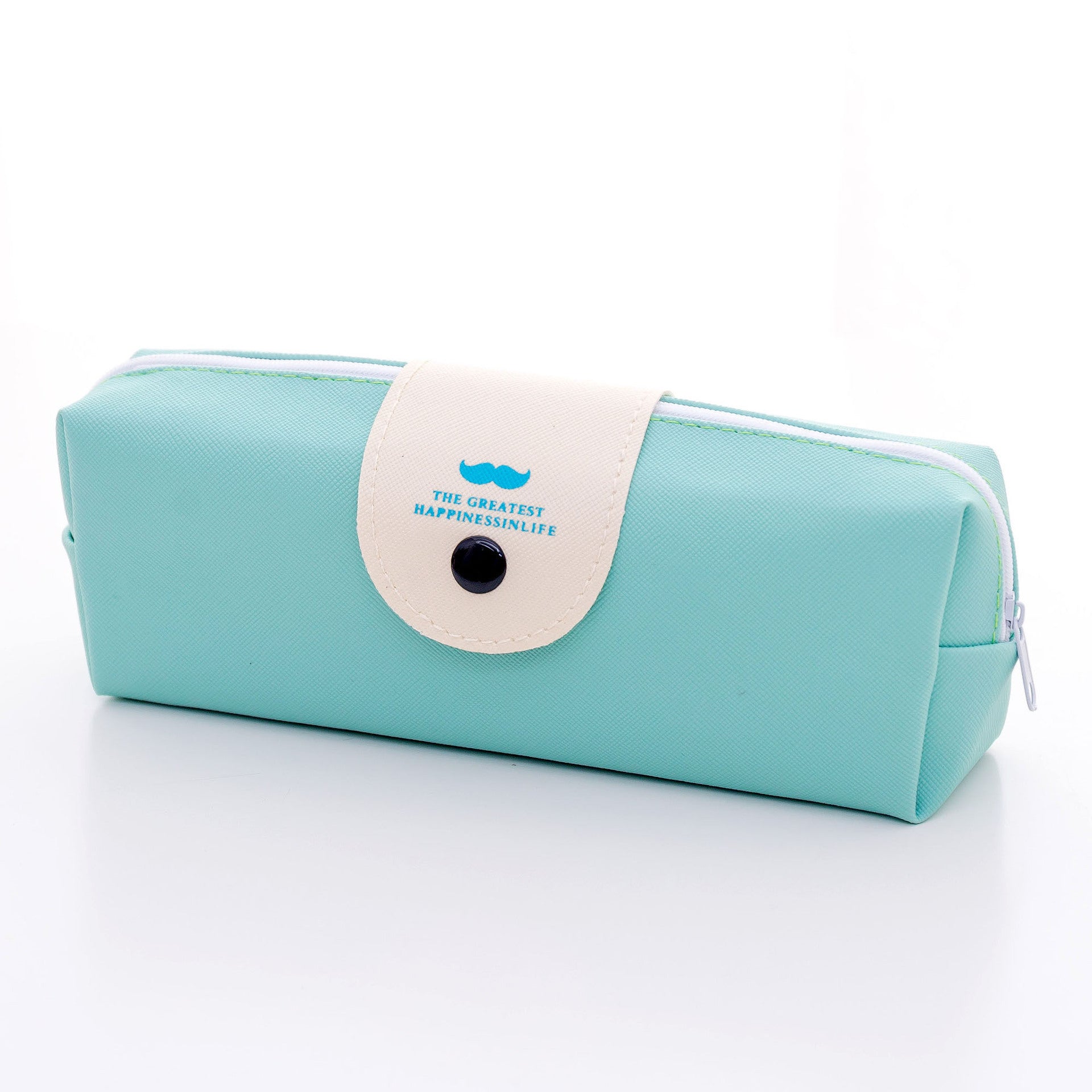 Custom Logo Macaron-colored leather pencil bag | Premium Corporate Gifts and Promotional Gifts