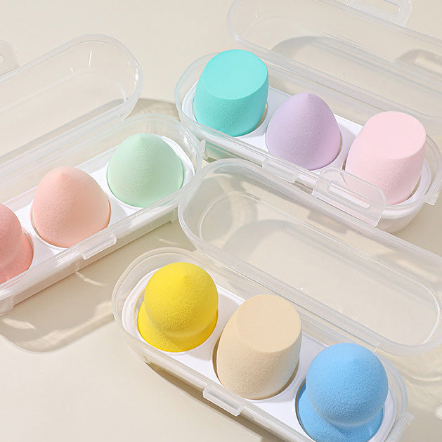 Custom Logo Beauty Egg Storage Set (3 pieces) | Premium Corporate Gifts and Promotional Gifts