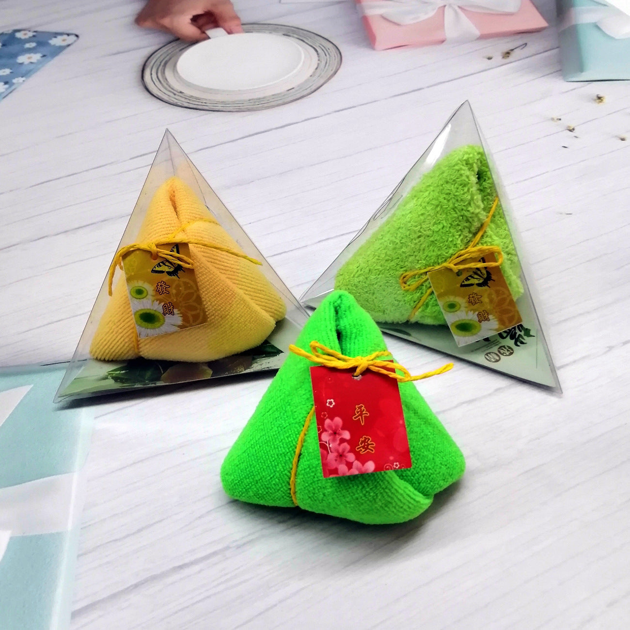 Custom Logo Cute Rice Dumpling Towel | Premium Corporate Gifts and Promotional Gifts