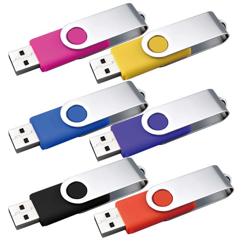 Custom Logo Candy-colored rotating flash drive | Premium Corporate Gifts and Promotional Gifts