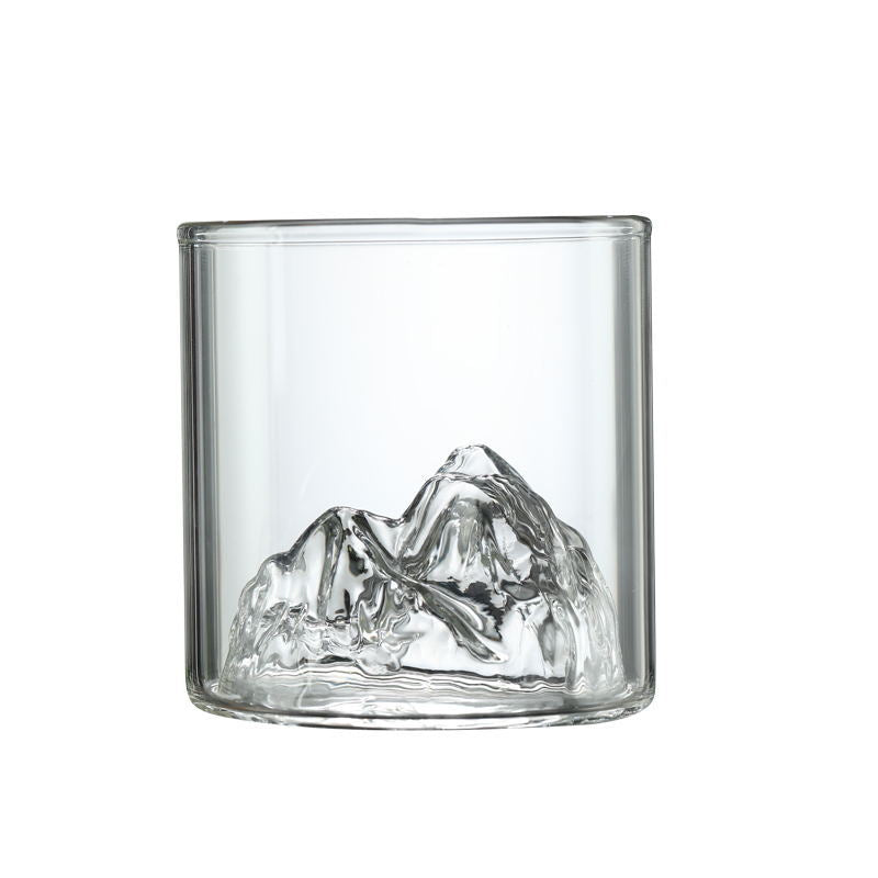 Custom Logo Textured Guanshan Glass Cup | Premium Corporate Gifts and Custom Gifts