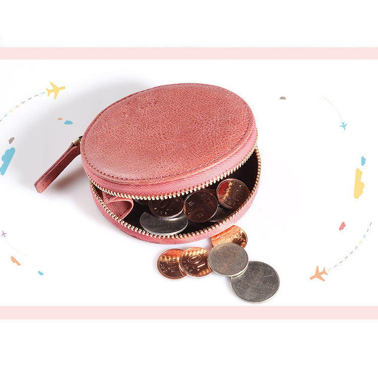 Custom Logo PU Leather Round Coin Purse | Premium Corporate Gifts and Promotional Gifts