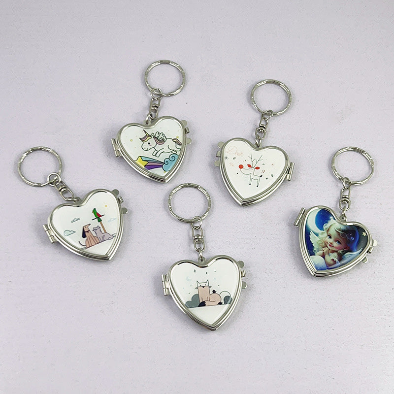 Custom Logo Metal Mirror Keychain | Premium Corporate Gifts and Promotional Gifts