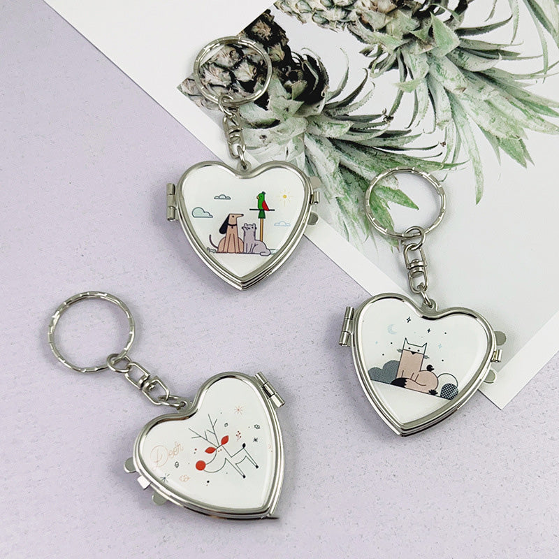 Custom Logo Metal Mirror Keychain | Premium Corporate Gifts and Promotional Gifts