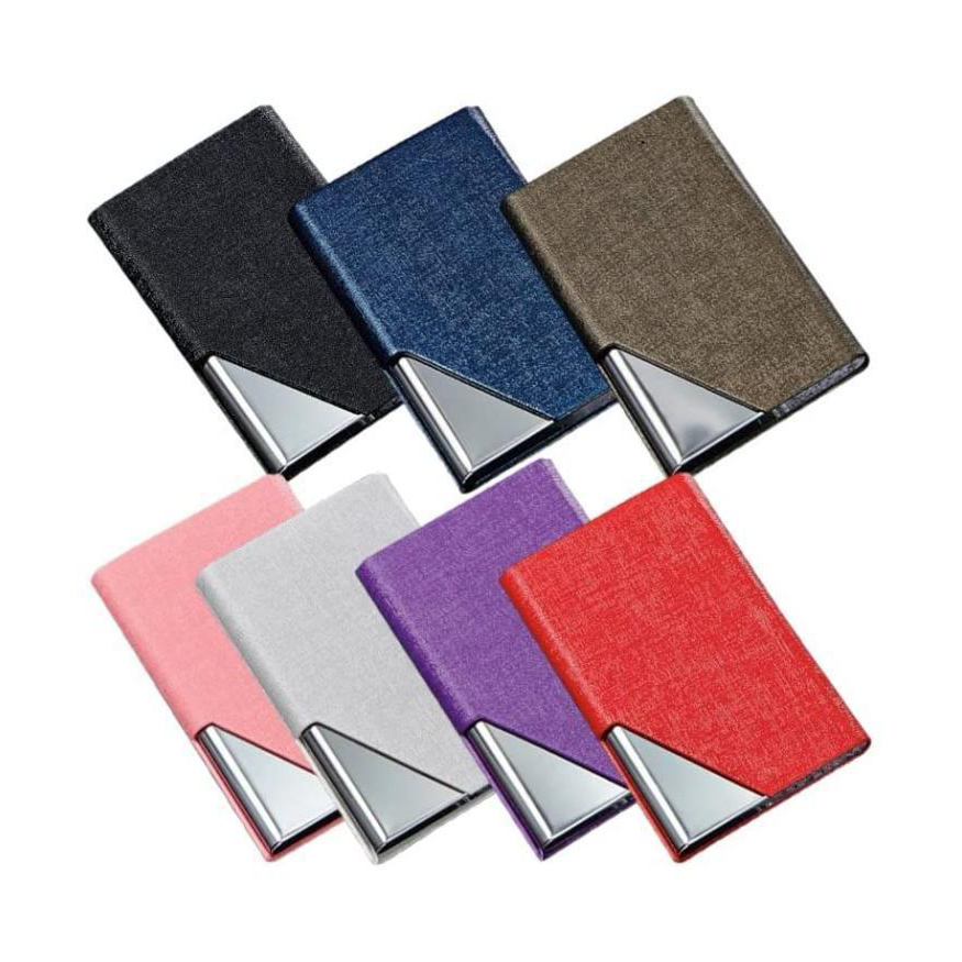 Custom Logo PU Leather Magnetic Business Card Holder | Premium Corporate Gifts and Promotional Gifts