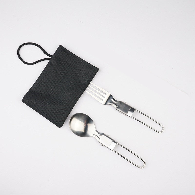 Custom Logo Portable folding drawstring pocket tableware | Premium Corporate Gifts and Promotional Gifts