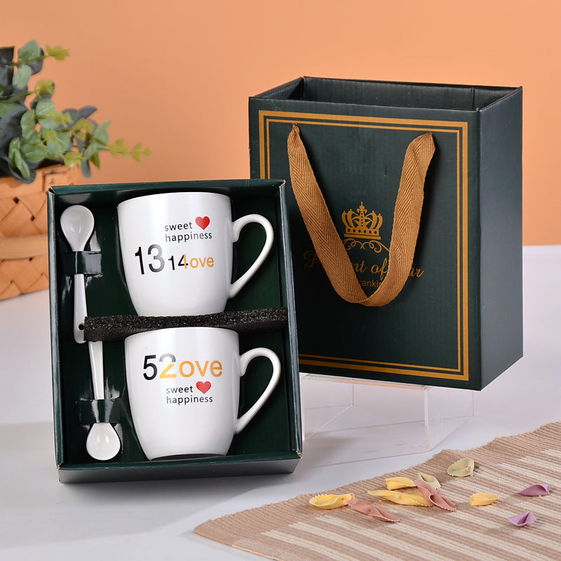 Custom Logo Couple Pair Cup Gift Box | Premium Corporate Gifts and Promotional Gifts