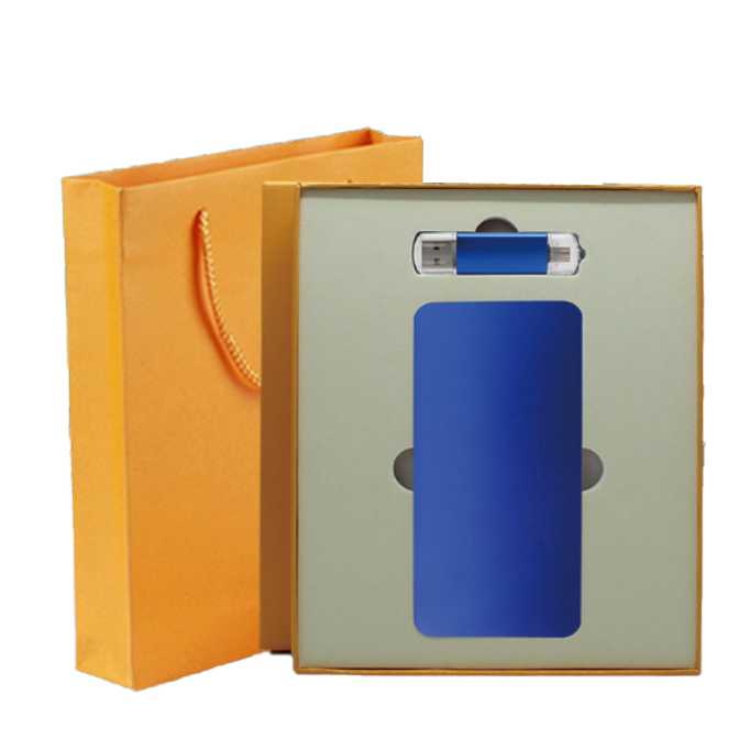 Custom Logo Flash drive + power bank exquisite gift box | Premium Corporate Gifts and Promotional Gifts