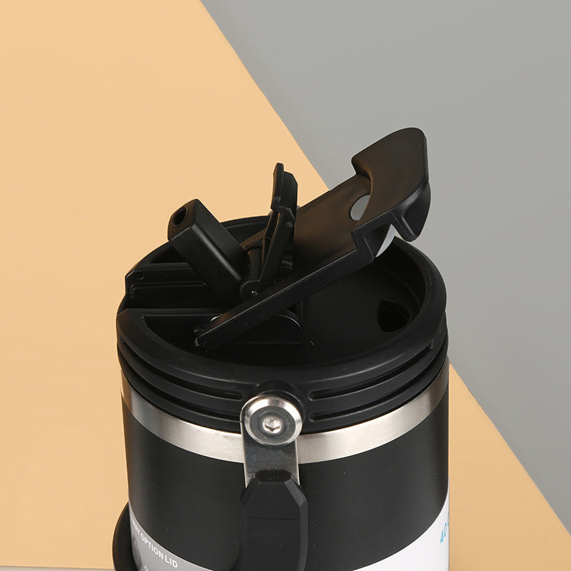 Custom Logo Double Drink Handheld Tumbler Thermos Mug | Premium Corporate Gifts and Promotional Gifts