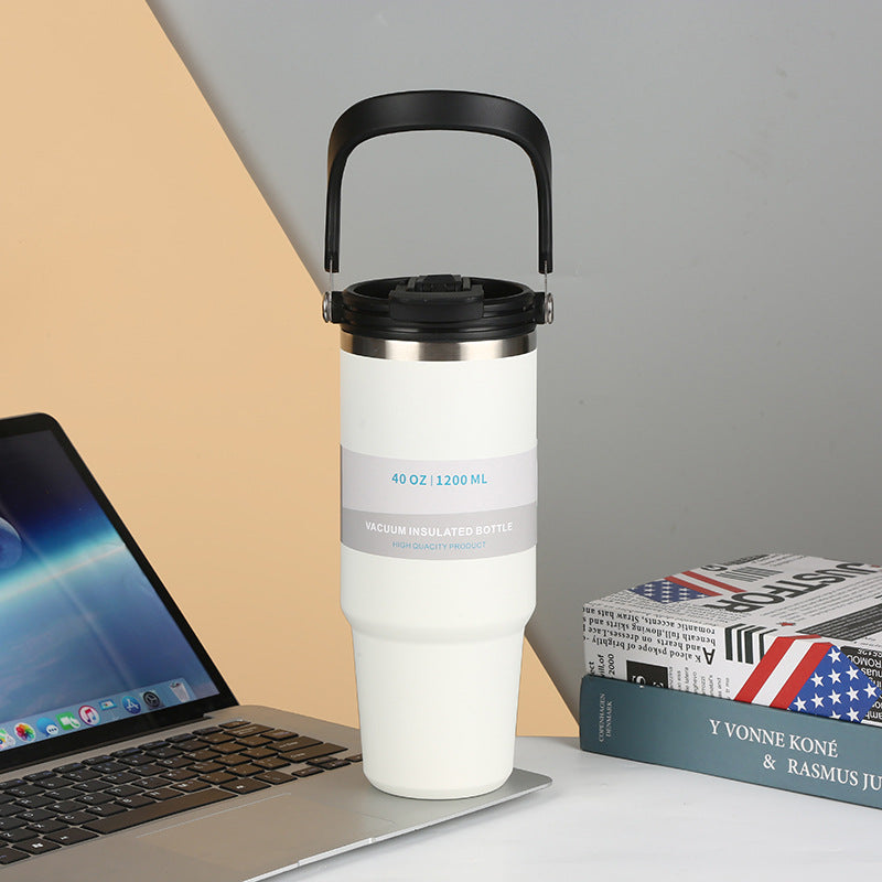 Custom Logo Double Drink Handheld Tumbler Thermos Mug | Premium Corporate Gifts and Promotional Gifts