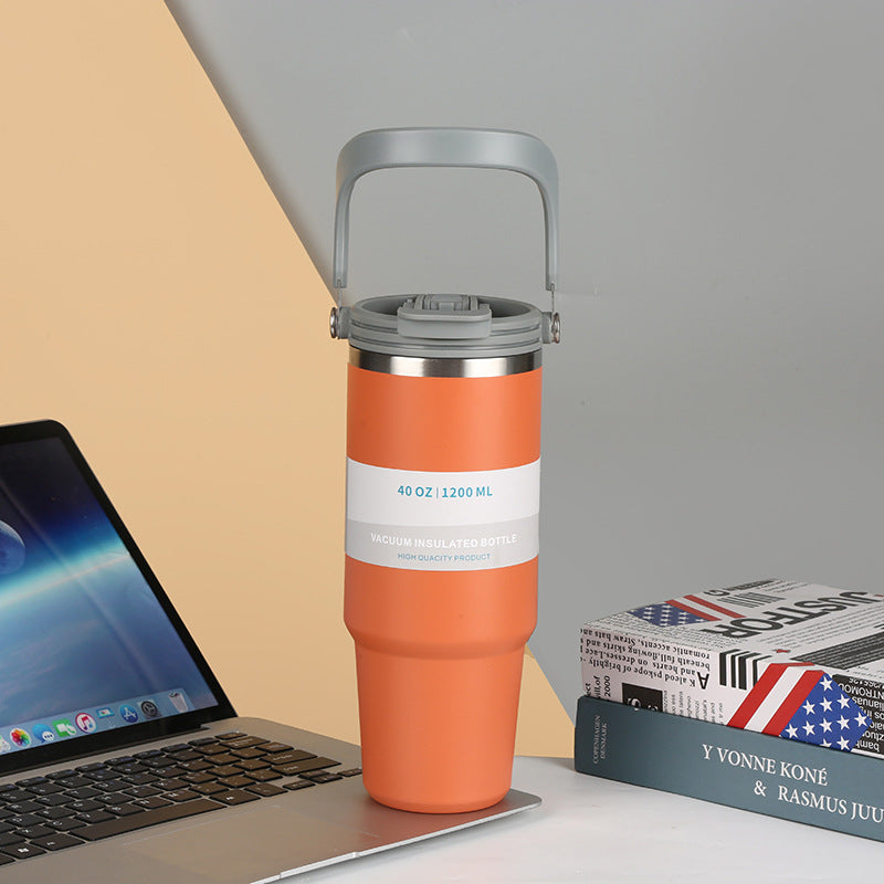 Custom Logo Double Drink Handheld Tumbler Thermos Mug | Premium Corporate Gifts and Promotional Gifts