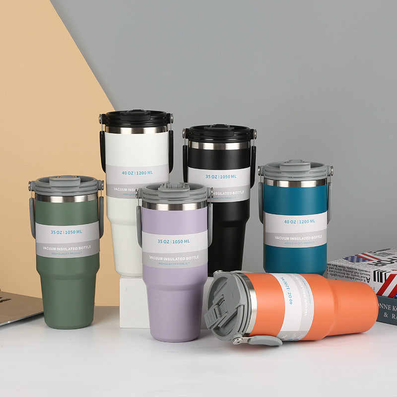 Custom Logo Double Drink Handheld Tumbler Thermos Mug | Premium Corporate Gifts and Promotional Gifts