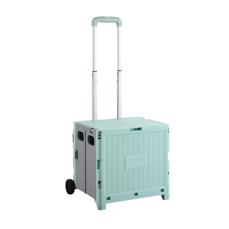Custom Logo Two-wheel portable folding trolley storage box | Premium Corporate Gifts and Promotional Gifts