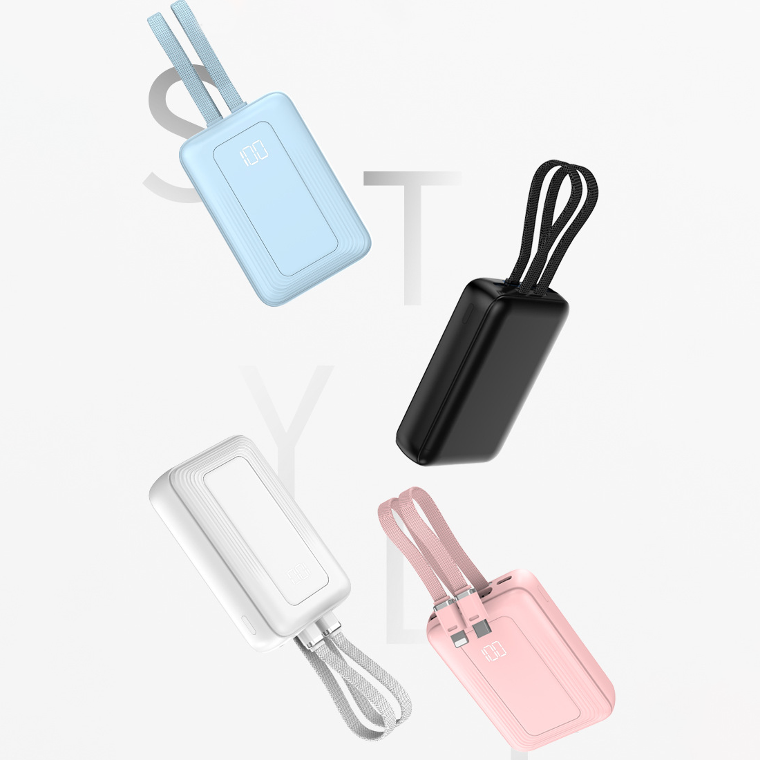 Custom Logo Dual-wire portable power bank | Premium Corporate Gifts and Promotional Gifts