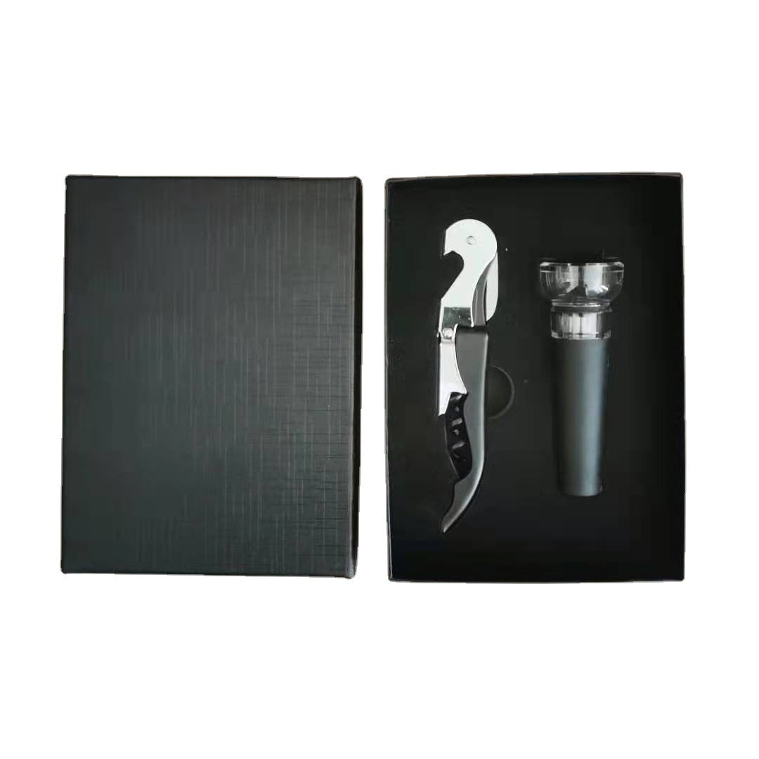 Custom Logo Red wine corkscrew two-piece gift box | Premium Corporate Gifts and Promotional Gifts